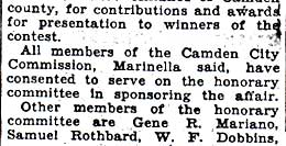 Auditions to Begin for Relief Show article continued — Camden Courier-Post, October 20, 1936