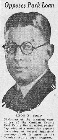 Leon E. Todd, August 9, 1933