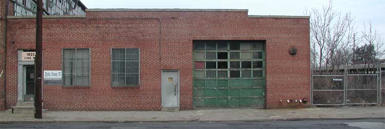 Cutler Metal Products building, 1025 Line Street, Camden, December 30, 2005