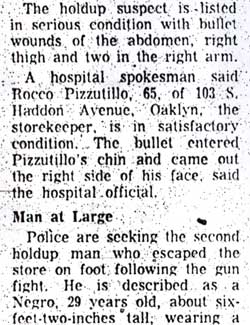 Camden Courier-Post, July 21, 1967 — Roxy's Record Shop holdup article, continued