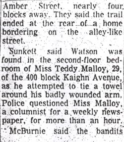 Camden Courier-Post, July 21, 1967 — Roxy's Record Shop holdup article, continued