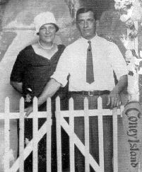 Nicholas and Pauline Romaine at Coney Island, 1932