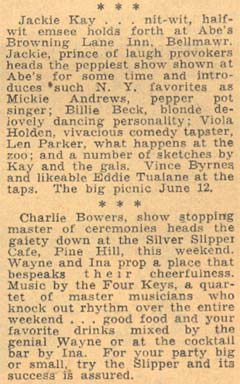 Phillip A. Glass column, Camden Courier-Post, June 4, 1939