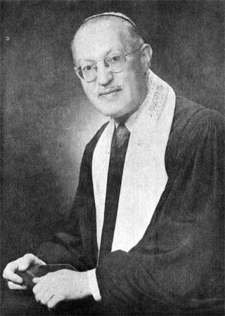 Rabbi Max Weine portrait