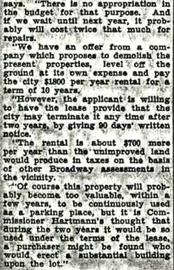 Question of Bar in City Hall Put Up to Commission (continued), Camden Courier-Post, August 12, 1936