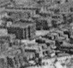Aerial photo of James M. Cassady School from southwest
