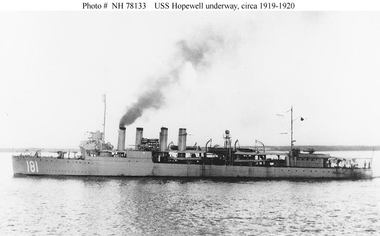 USS Hopewell DD-181