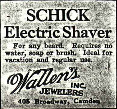 Wallen's Gift Store, Camden Courier-Post, August 1, 1936
