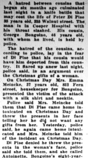 Camden Courier-Post, January 9, 1928 — article text, left column