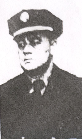 Portrait of William H. Deitz in fire department uniform