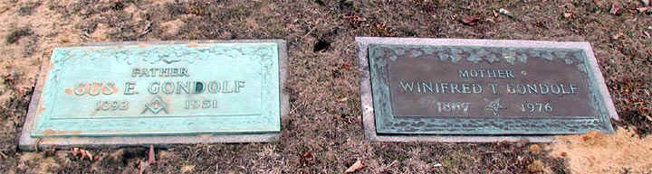 Gus and Winifred Gondolf rest together at Harleigh Cemetery in Camden NJ