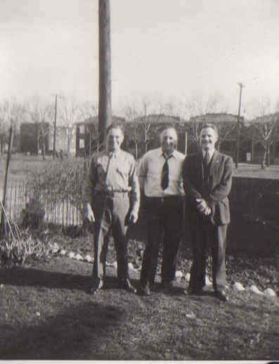 Gus Gondolf Sr. with sons Edward Gondolf and Gus Gondolf Jr.