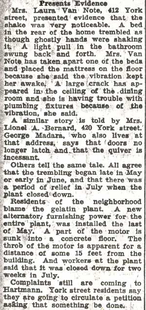 York Quiver article, October 1936, clipping 3