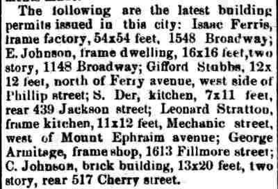 Camden Daily Telegram, June 30, 1890 — Isaac Ferris Jr.