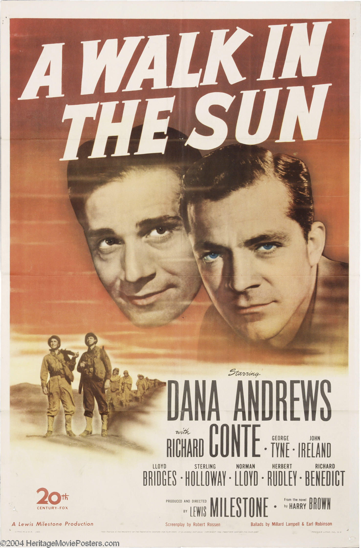 A Walk in the Sun (1945) still