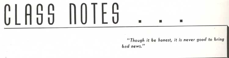 Woodrow Wilson High School yearbook June 1936, 10B Class News page