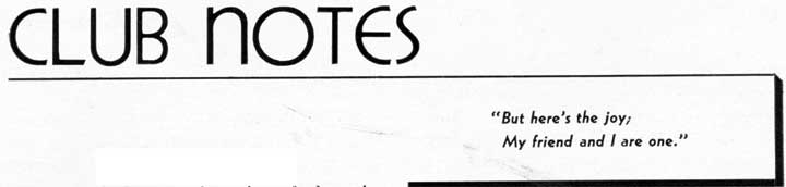 Woodrow Wilson High School yearbook January 1938, Dramatic Club page