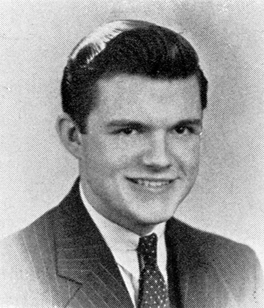 Albert P. Cardwell graduation photo, Woodrow Wilson High School, February 1940