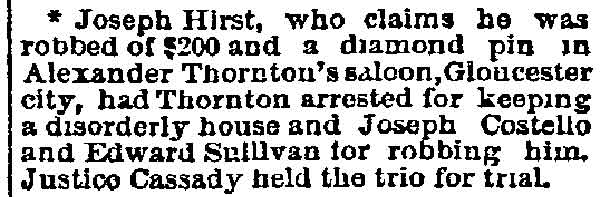 Philadelphia Inquirer, June 1, 1892 — James M. Cassady