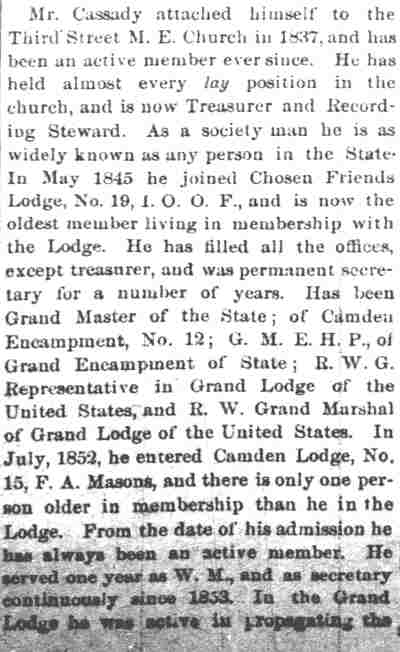 Camden County Courier, December 11, 1880 — Personal Sketches No. 8 continued