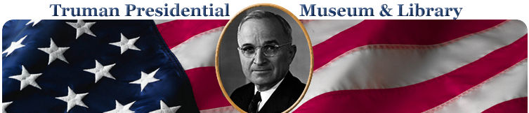 Truman Presidential Library website header