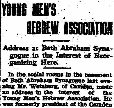 Bridgeton Evening News, February 12, 1917 — Young Men's Hebrew Association, column 1