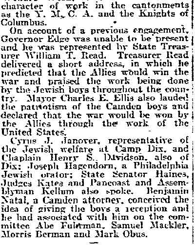 Philadelphia Inquirer, April 29, 1918 (part 2)