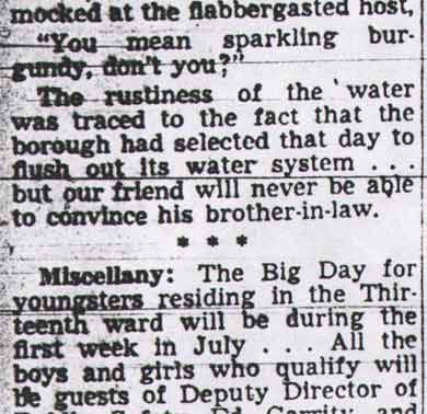 Checked and Double Checked column by Jiminy, Camden Courier-Post June 5, 1948, page 3
