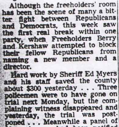 Checked and Double Checked column by Jiminy, Camden Courier-Post June 5, 1948, page 6