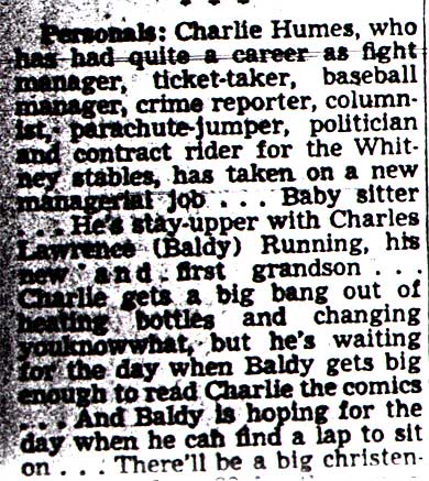 Checked and Double Checked column by Jiminy, Camden Courier-Post June 5, 1948, page 8