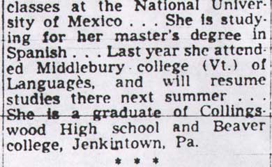 Checked and Double Checked column by Jiminy, Camden Courier-Post June 5, 1948, page 12