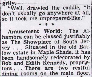 Checked and Double Checked column by Jiminy, Camden Courier-Post June 5, 1948, page 14