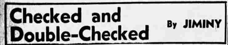 Checked and Double-Checked header — February 4, 1939