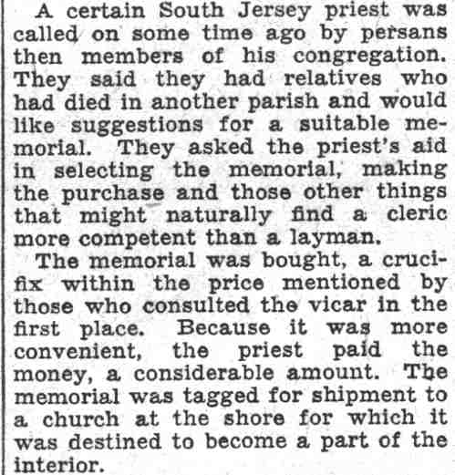 Checked and Double Checked column by Jiminy, Camden Courier-Post June 15, 1932, page 3