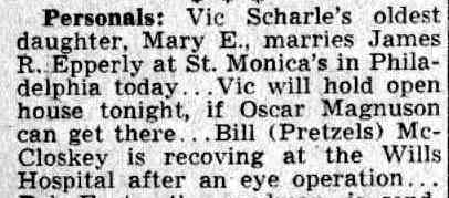 Checked and Double Checked by JIMINY personals column, Camden Courier-Post, July 26, 1941