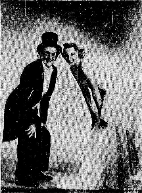 Idaho Statesman January 21, 1950 — photo of Jimmy Conlin and Dorothy Ryan performing