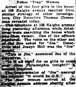 Camden Evening Courier, September 19, 1928, continued