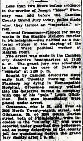 Camden Evening Courier September 20, 1928 — clipping 2