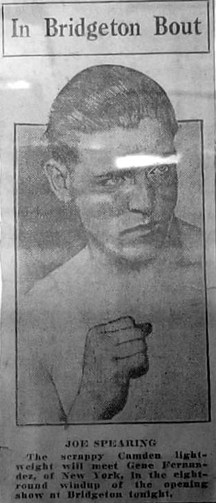 Joe Spearing portrait — In Bridgeton Bout