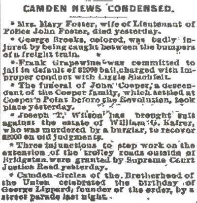 Philadelphia Inquirer, April 22, 1894