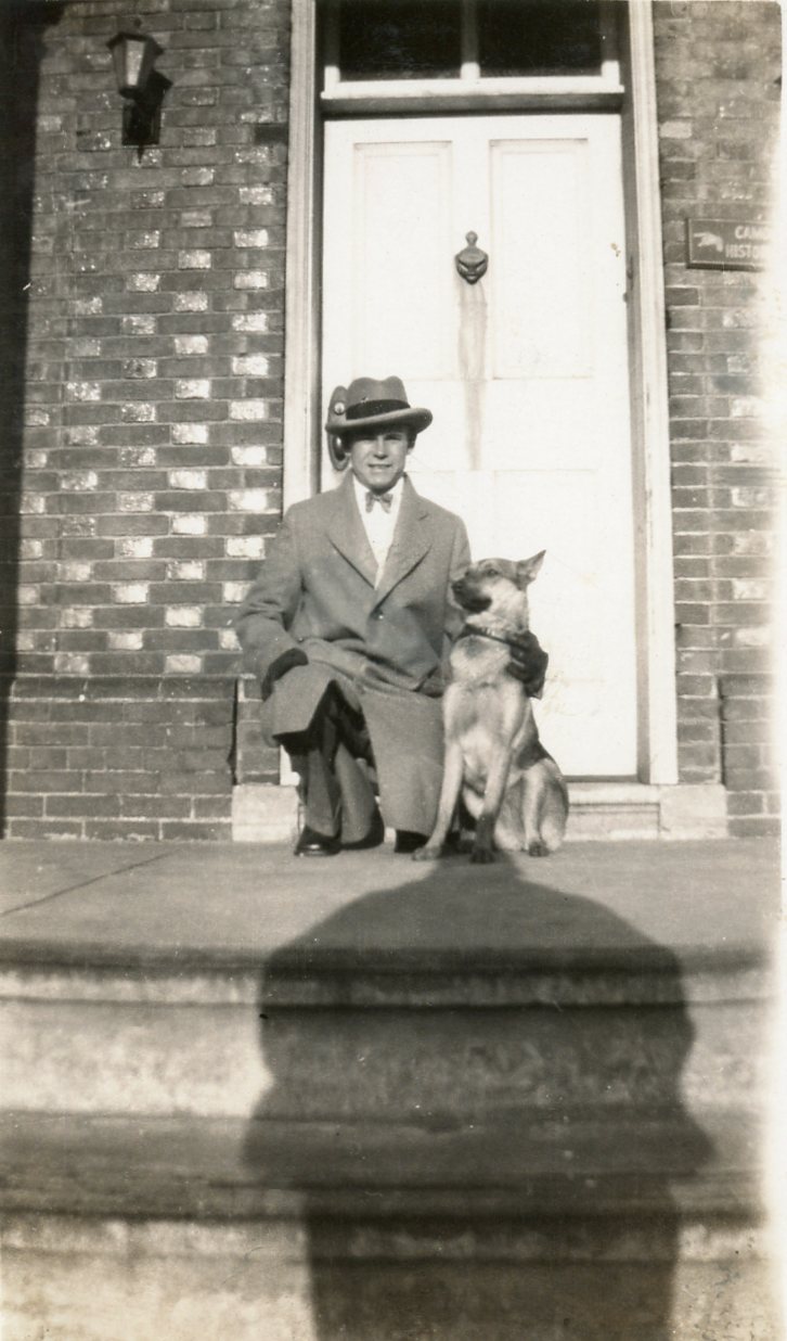 Cecelia and John Glazer at the Camden County Historical Society, 1930s