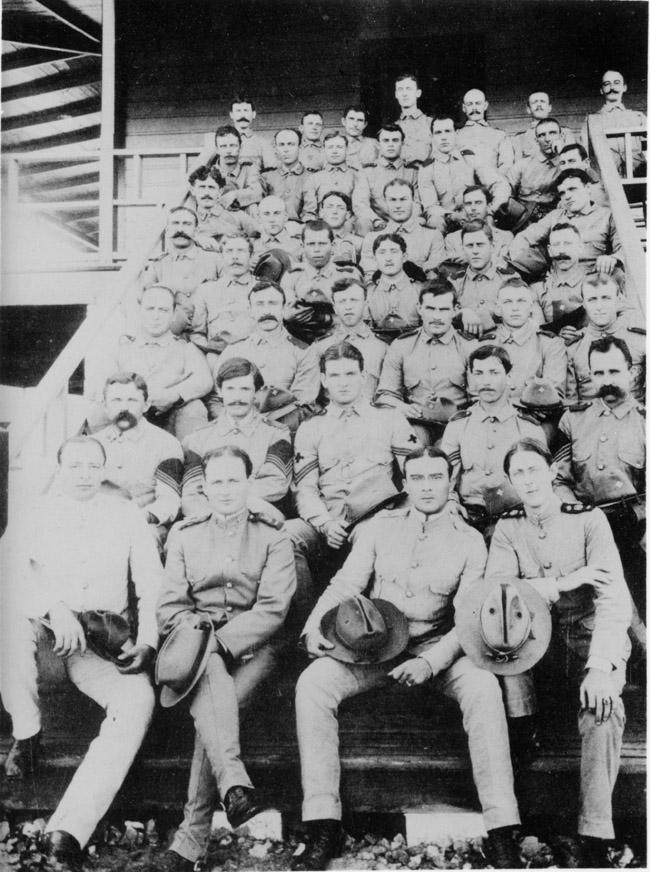 Yellow Fever Commission — The Detachment Hospital Corps, Columbia Barracks, Cuba, September 1900