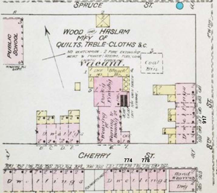 Wissahickon Dye Works, 1885 Sanborn Map