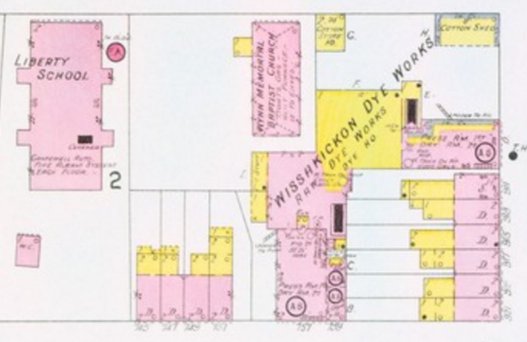 Wissahickon Dye Works, 1906 Sanborn Map (overview)
