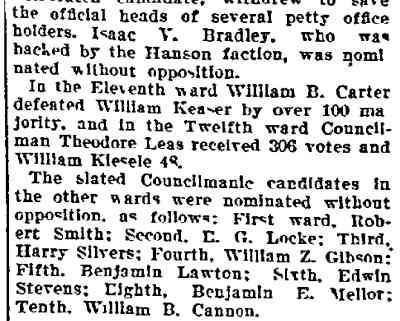 Philadelphia Inquirer, February 20, 1900 — Police Take a Hand, page 4