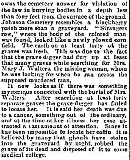 Philadelphia Inquirer, December 8, 1890 — The Mystery Deeper, page 4