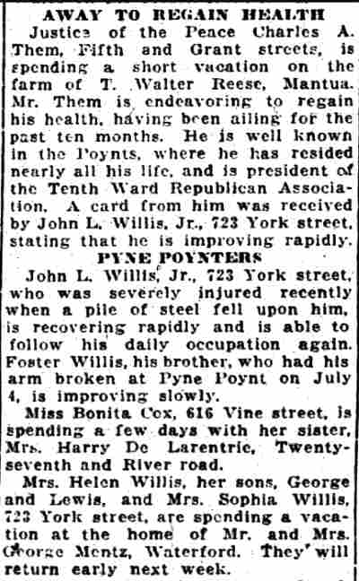 Camden Daily Courier, July 20, 1922 — Pyne Poynters
