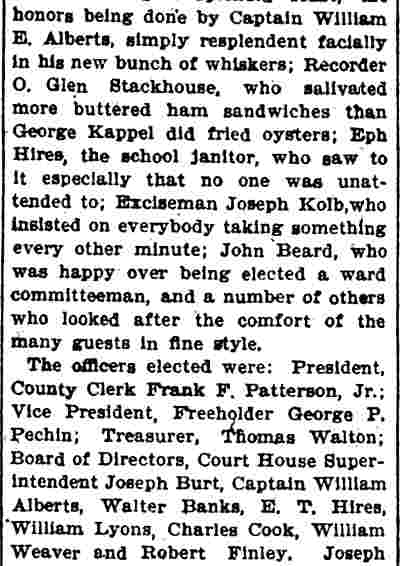 Camden Daily Courier article, January 12, 1904, part 2