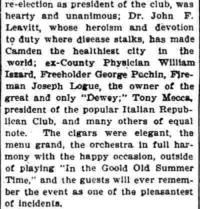 Camden Daily Courier article, January 12, 1904, part 4