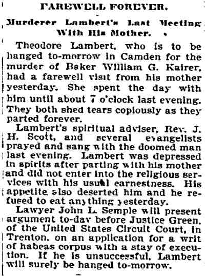 Philadelphia Inquirer, January 2, 1895